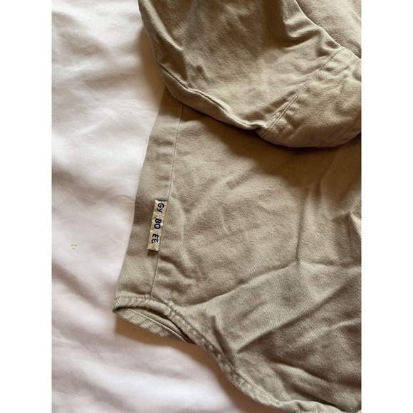 Vintage Gymboree Tan Collared Button Down Pocket Shirt Toddler Size Medium 2T-3T - Picture 7 of 11